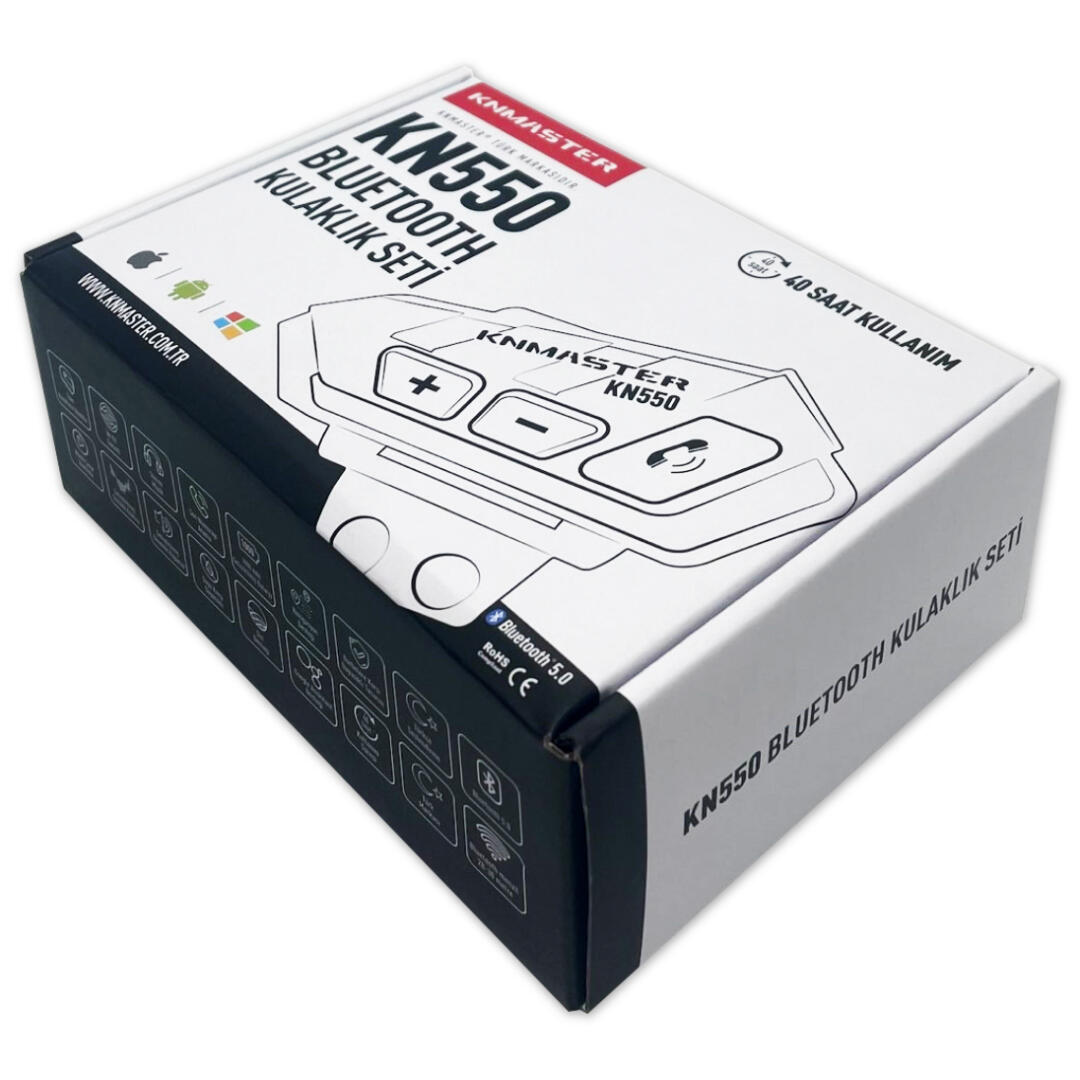 KNMASTER KN2300 MOTOSİKLET KASK İNTERKOM BLUETOOTH INTERCOM KULAKLIK SETİ 